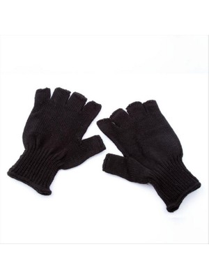 Zero Land Gld-Spt- Kesik Uçlu Eldiven - Siyah