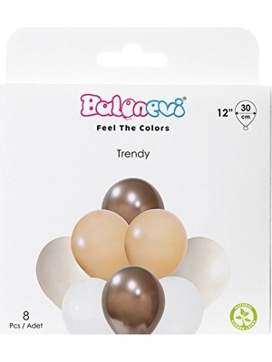2 Adet Balonevi Trend Balon Seti 30CM 8'li