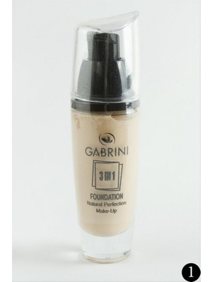 Zero Land Gld-Spt- Gabrini 3 In 1 Şişe Fondöten - 1