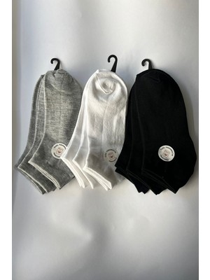 Admera Premium ​admera 9'lu Erkek Pamuklu Parfümlü Çorap Seti  Dikişsiz Terletmez Patik Çorap 40-44 Beden