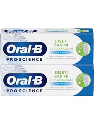 Oral-B Diş Macunu Diş Eti Bakımı Ikili 50 ml 3 Adet