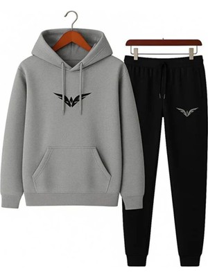 Divin Basic Kapüşonlu 2’li Spor Takım – Unisex Eşofman Altı 2li Takım