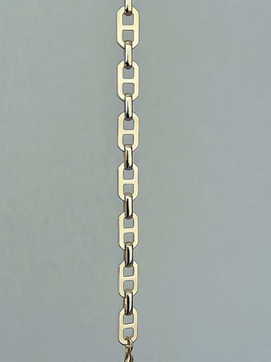 QA Quella Accessories Xuping Çift Kare Geçişli   14K Gold Bileklik 19+3 cm