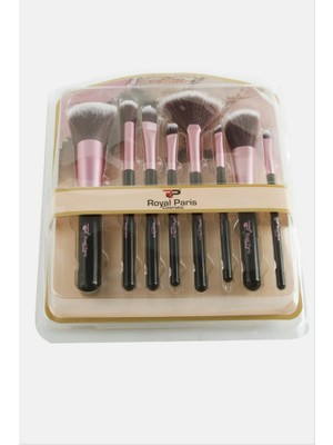 Zero Land Gld-Spt- 8 Adet Makyaj Fırça Seti - Ebruli