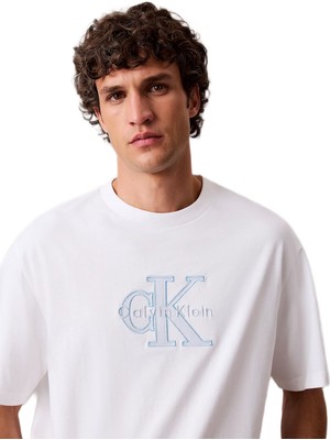 Calvin Klein LV04RF819G Elevated Monologo Erkek Tişört