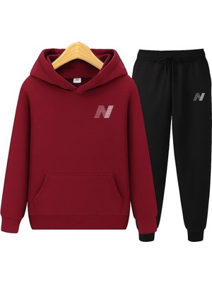 Divin Erkek Baskılı Ytr Oversize Sweatahırt -Eşofman Altı 2li Takım