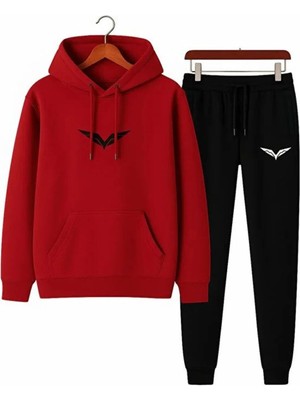 Divin Basic Kapüşonlu 2’li Spor Takım – Unisex Eşofman Altı 2li Takım