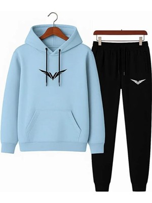 Divin Basic Kapüşonlu 2’li Spor Takım – Unisex Eşofman Altı 2li Takım