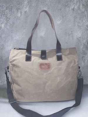 Old Cotton Mumlu Kanvas Çok Bölmeli Omuz Çantası ve El Çantası (Ayarlanabilir Ek Askı) S Ernest Bag