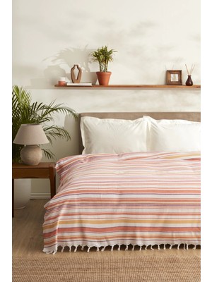 NDC Home Çift Kişilik Peştemal Pike Orange