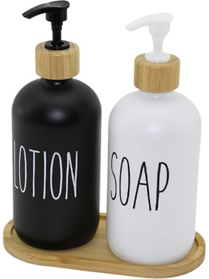 Nk 2'li Sıvı Sabunluk Losyon Şişesi Set 3 Adet