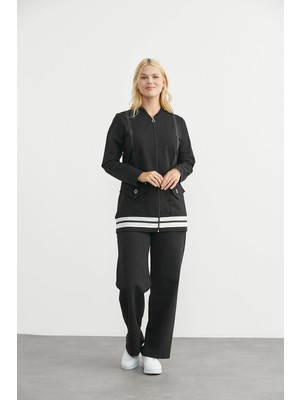 Sementa 76511 Tam Fermuarlı Tunik Eşofman Takım