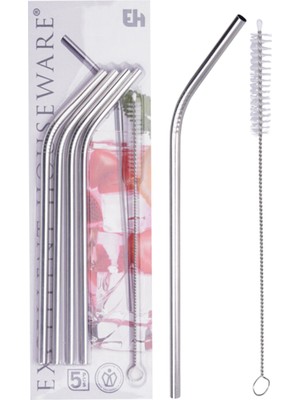 Koopman Fırçalı Paslanmaz Çelik Pipet 5 Parça 4 Adet