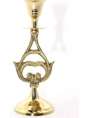 Epilons Tekli Pirinç Şamdan 27768