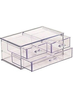 Bee Home Organizerli 3 Çekmeceli Set 2 Adet