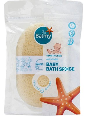 Balmy Naturel Bambu Bebek Banyo Süngeri
