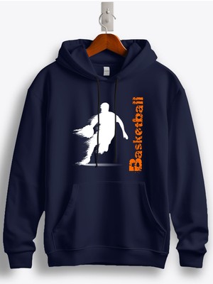 MGAX Basketbol Basketball Player Baskılı Regular Kapşonlu Sweatshirt
