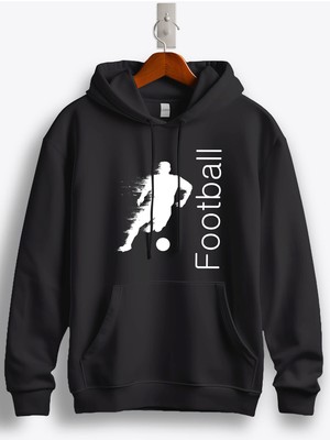 MGAX Football Player Baskılı Regular Kapşonlu Sweatshirt