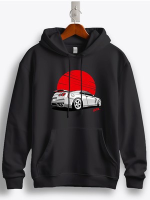 MGAX Araba Gtr Baskılı Regular Kapşonlu Sweatshirt