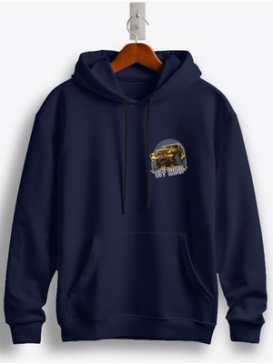 MGAX Off Road Arma Baskılı Regular Kapşonlu Sweatshirt