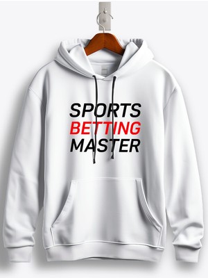 MGAX Sports Betting Master Baskılı Regular Kapşonlu Sweatshirt