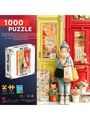 Soi Craft 1000 Parça Puzzle Kulaklığımda Dünya