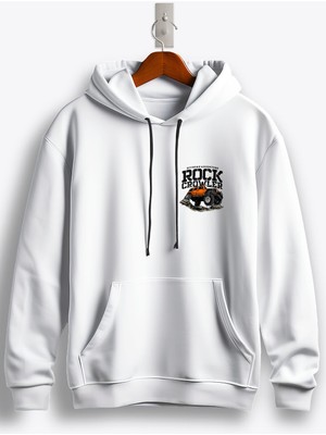 MGAX Off Road Adventure Rock Crowler Arma Baskılı Regular Kapşonlu Sweatshirt