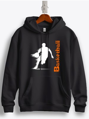 MGAX Basketbol Basketball Player Baskılı Regular Kapşonlu Sweatshirt