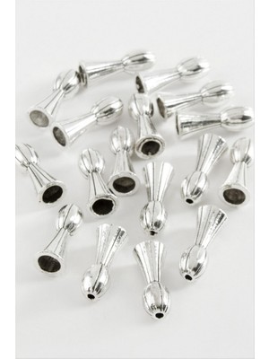 Zero Land Gld-Spt- Çizgili Tesbih Atı 50 Gram - Gümüş Rengi