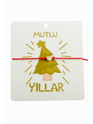 Zero Land Gld-Spt- Kalp Yılbaşı Bilekliği - Kırmızı