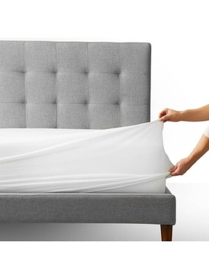 Erko Dört Mevsim Full Kenar Fitted Pamuklu Alez Su Sıvı Geçirmez Yatak Koruyucu