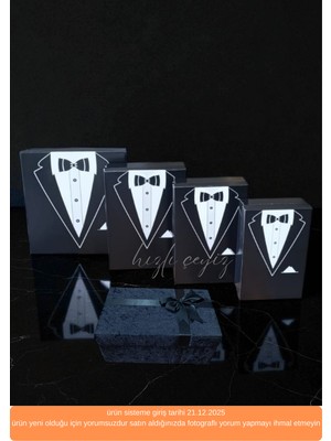 Hızlı Çeyiz 5'li Ahşap Sandıklı Damat Çeyiz Kolisi Battal Boy