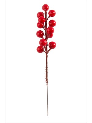 Zero Land Gld-Spt- Kokina Dal Yılbaşı Süsü 23 cm - Kırmızı