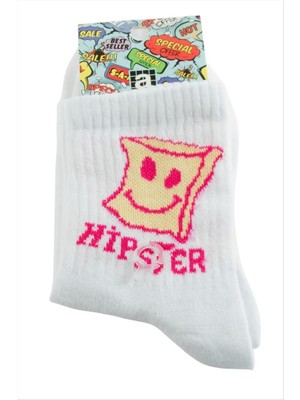 Zero Land Gld-Spt- Sünger Kolej Çorap 8*28 - Beyaz