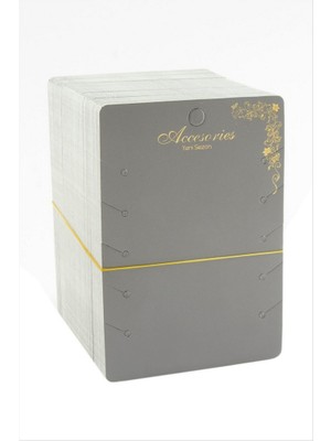 Zero Land Gld-Spt- 5 Li Gri Renkli Bileklik Kartı 200 Adet - Gri