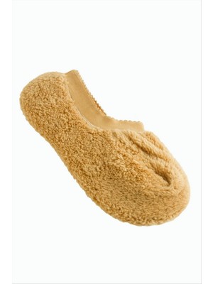 Zero Land Gld-Spt- Peluş Polarlı Patik - Siyah