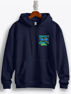 MGAX Dalgıç Scuba Diving Enjoy Under Water Arma Baskılı Regular Kapşonlu Sweatshirt