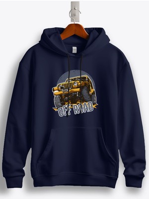 MGAX Off Road Baskılı Regular Kapşonlu Sweatshirt