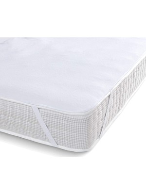 Erko Dört Mevsim Tek Kişilik Dört Köşe Lastikli Su Sıvı Geçirmez Yatak Koruyucu Alez Pamuk Yüzey