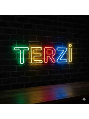 Kamer Neon LED Işıklı Terzi