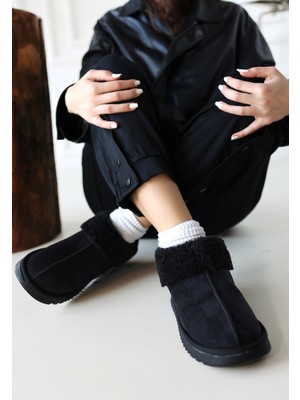 Fantastik Store Abby Siyah Süet Bot - Lisinya