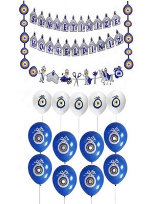 Sünnet Mevlidi Sünnetimize Hoşgeldiniz Süsleme Seti