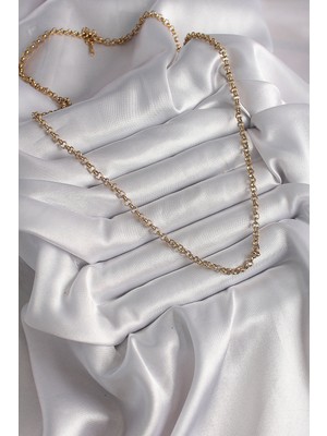 Fantastik Store 316L Çelik Gold Renk Kadın Kolye - Lisinya