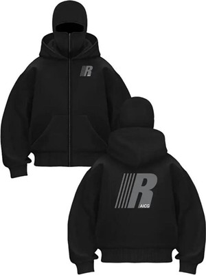 Divin Kapüşonlu Oversıze Sweatshırt Büyük Beden