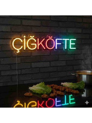 Kamer Neon LED Işıklı Çiğköfte
