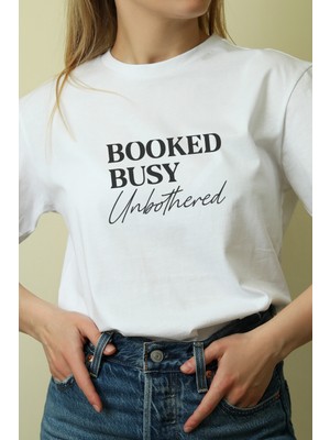 Velmora Fashion Unisex Oversize 24/1 Penye Dtf Baskılı Tişört - DTF208