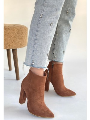 Fantastik Store Loora Vizon Süet Topuklu Bot - Lisinya