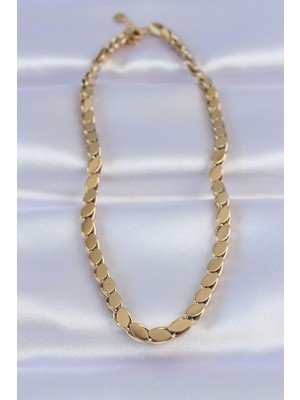 Fantastik Store 316L Çelik Gold Renk Arpa Model Kolye - Lisinya