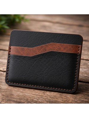 Bakani Leather Hakiki Deri Slim Kartlık – Erkek Kartlık, El Yapımı Minimal Cüzdan, Ince Tasarım, Hediyelik