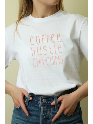 Velmora Fashion Unisex Oversize 24/1 Penye Dtf Baskılı Tişört - DTF217